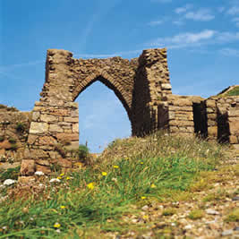 The interesting ruins of Grosnez Castle