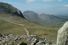 Photo from the walk - Bowfell and Esk Pike from Old Dungeon Ghyll