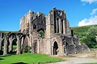 Photo from the walk - Llanthony Priory from Capel-y-ffin