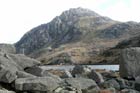 Photo from the walk - Pen yr Ole Wen from the Ogwen Valley